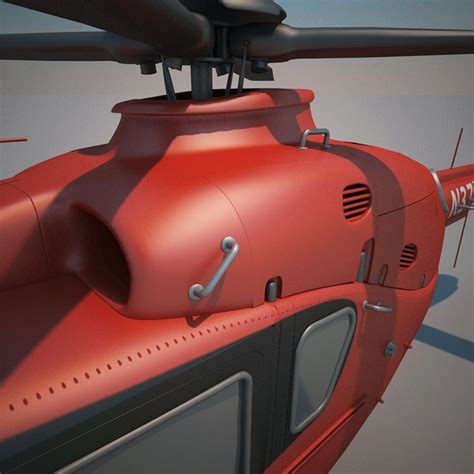 3d model of eurocopter ec-135 ambulance