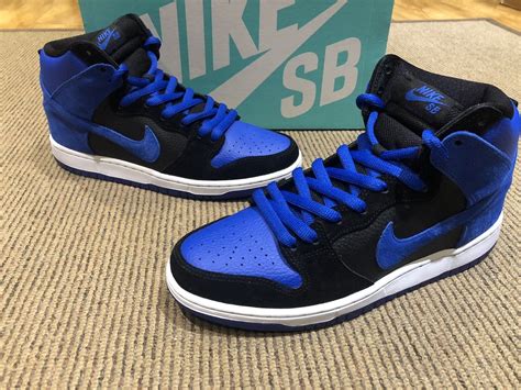 NIKE SB DUNK HIGH PRO J-PACK ROYAL BLUE/ BLACK/ WHITE 305050-018 SIZE 10 US | eBay