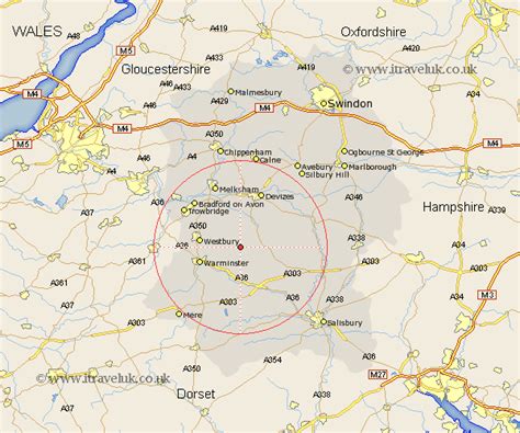 Imber Map - Street and Road Maps of Wiltshire England UK