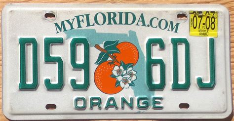 2008 Florida vg | Automobile License Plate Store: Collectible License Plates for Less