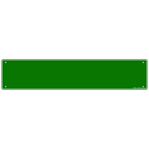 Kolorcoat™ 24'' x 5'' Custom Bar Sign - Street Sign — Bar Products