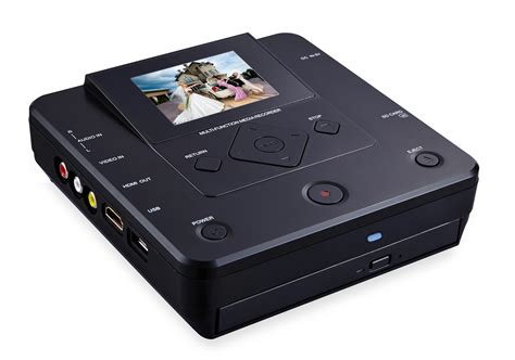 2.8 Inch Full HD Media DVD Recorder VHS player Portable AV IN Video ...