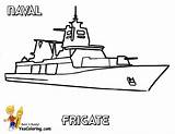 Naval Frigate Navy Coloring Page At YesColoringSlide Crayon  sketch template