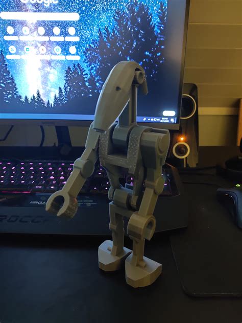 Roger roger! (500% scaled battle droid) : r/3Dprinting