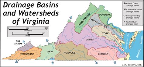 Map Of Virginia Watersheds - Spain Map