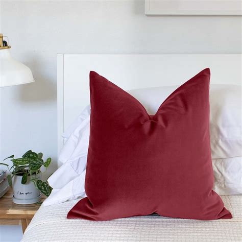 20x20 Red Pillow Covers - Etsy