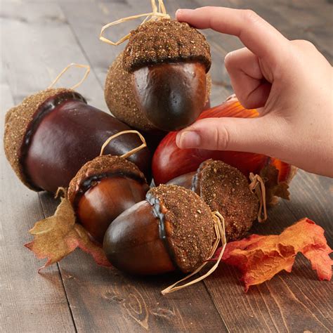 Large Artificial Acorn Assortment - Table Decor - Fall and Thanksgiving ...