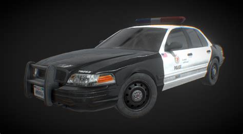 Ford Crown Victoria Police Interceptor - DownloadFree3D.com