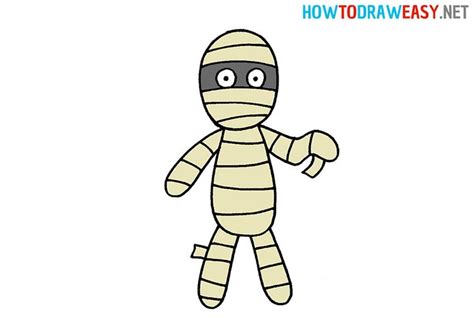 How to Draw a Mummy | Cute drawings, Elementary drawing, Drawing for kids