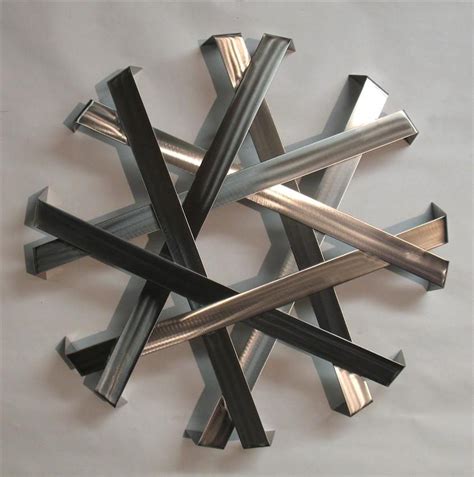 Modern Metal Wall Art Sculpture C2 Modern Metal Wall Art, Metal Art, Stainless Steel Wall Art ...