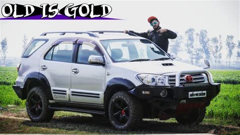 MODIFIED OLD FORTUNER ( HUGE FRONT AND REAR METAL BUMPERS) - YouTube