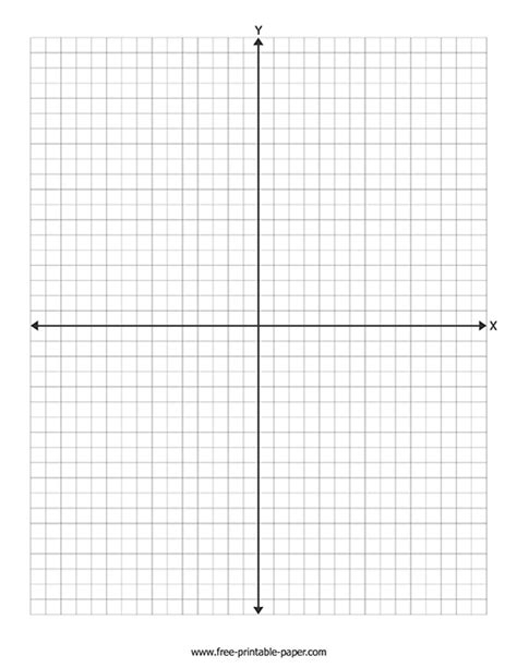 Printable Graph Paper With Axis – Free Printable Paper