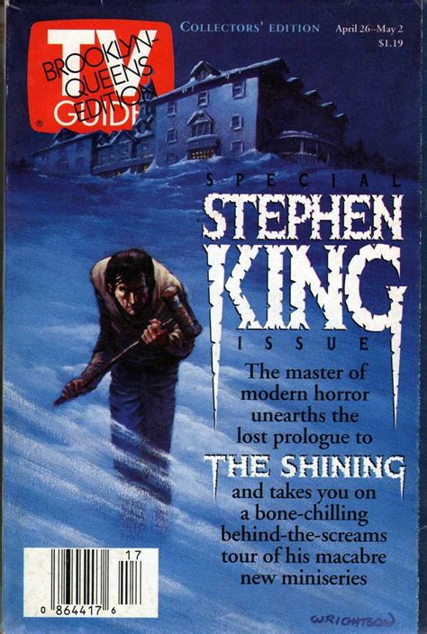 TV GUIDE STEPHEN KING ISSUE THE SHINING MINI-SERIES PROLOGUE BEFORE THE ...