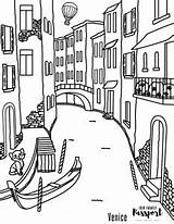 Venice Italy Coloring Page – Our Family Passport sketch template