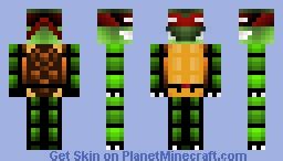 Raphael TMNT Minecraft Skin