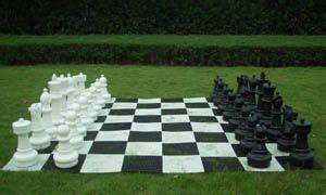 A place to play chess - life size! | Giant chess, Kids chess set, Chess ...