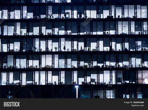 Office Building Night Image & Photo (Free Trial) | Bigstock