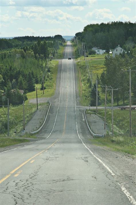 Hilly road stock image. Image of hill, receding, landscape - 10587143