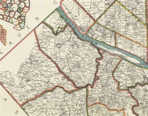 Moon Township, Pennsylvania 1898 Old Town Map Custom Print - Allegheny ...