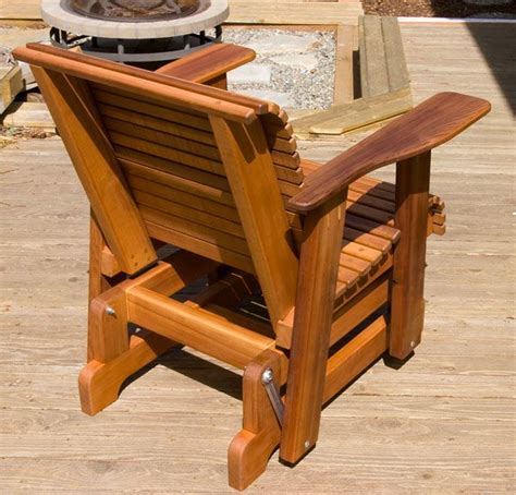 Glider Deck Chairs … | Chair woodworking plans, Woodworking plans glider, Glider rocker ...