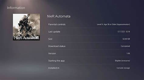 NieR Automata: PS5 - is the game compatible? - NieR Automata Guide | gamepressure.com