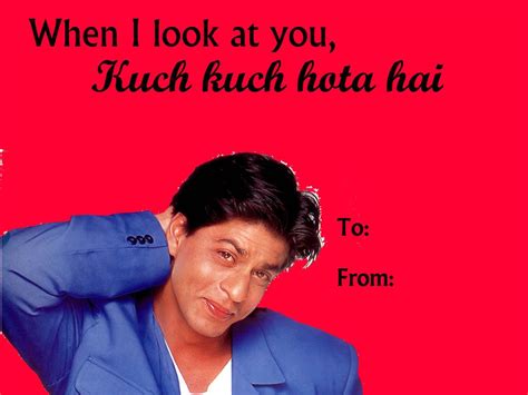 kuch kuch hota hai | Kuch kuch hota hai, Desi love, Cute cards