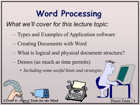 Types Of Word Processing