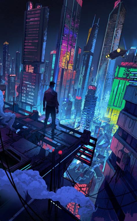 Ignacio Bazan Lazcano | Concept Art World | Futuristic art, Cyberpunk aesthetic, Cyberpunk city