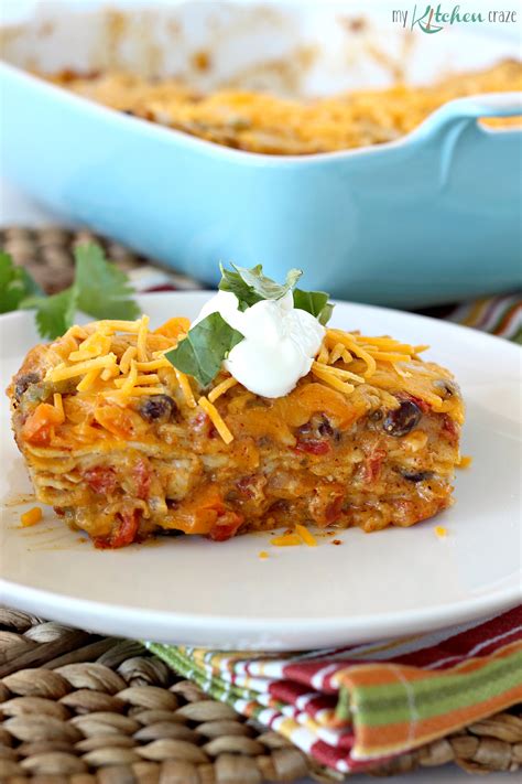 Texas Ranch Chicken Casserole - My Kitchen Craze