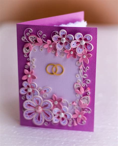could be a greeting card Arte Quilling, Paper Quilling Cards, Quilled ...