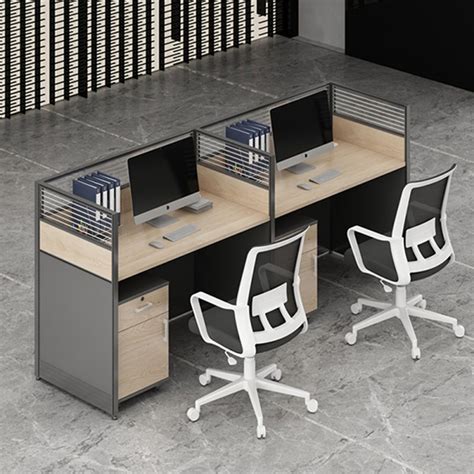 Glass Fabric Partition Cubicle Desk | Mige Office Furniture