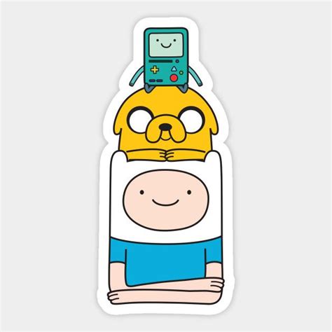 Adventure time - Adventure Time - Sticker | TeePublic | Iphone stickers, Cartoon stickers ...