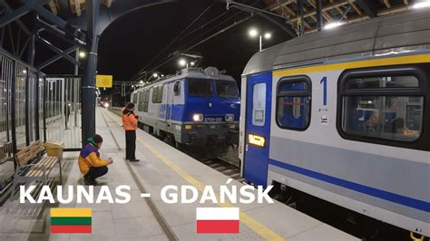 Train Kaunas - Warsaw - Gdansk. From Lithuania to Poland - YouTube