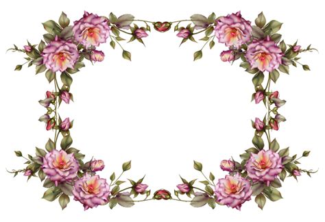 Free Flowers Frame Png, Download Free Flowers Frame Png png images ...