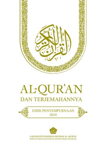 Al Quran Kemenag Edisi Penyempurnaan 2019 : Kemenag RI : Free Download ...