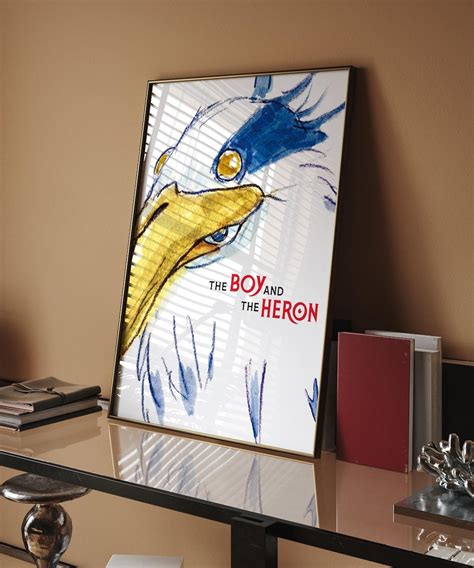 The Boy and the Heron Movie Poster for Wall Art - Etsy