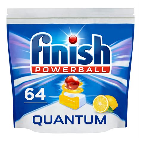 Finish Dishwashing Tablets Quantum Max Lemon 64 | Washing Up & Dishwasher Tablets | Iceland Foods