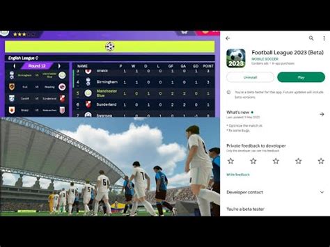 FOOTBALL LEAGUE 2023 || NEW UPDATE v.0.0.48 CAREER MODE GAMEPLAY 60FPS (ANDROID) - YouTube