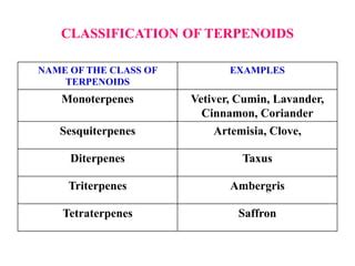 TERPENOIDS - I D.Pharm ER-20:13T | PPT