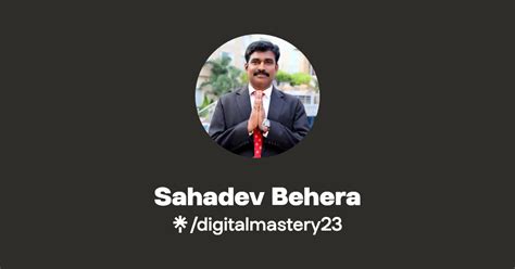 Sahadev Behera | Twitter, Instagram, Facebook | Linktree