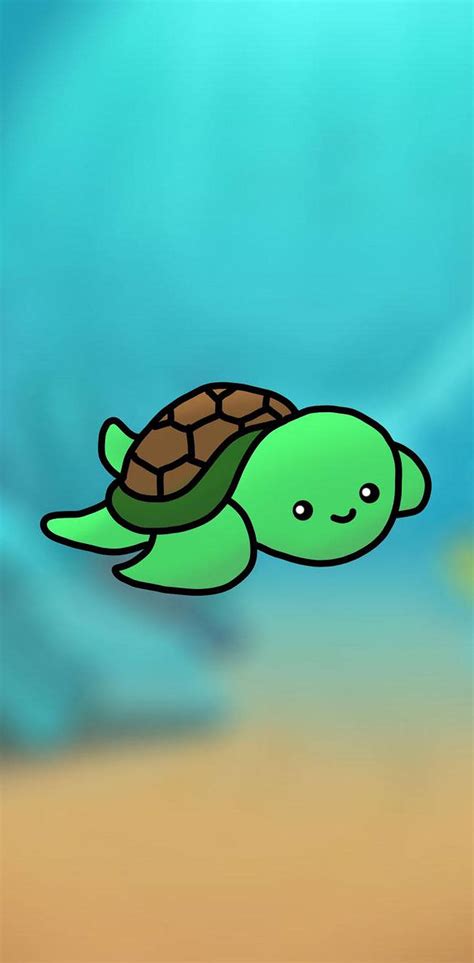Sea Turtle Cartoon Drawing