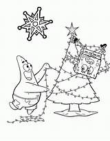 Free Spongebob Christmas Coloring Pages Printable Download  sketch template