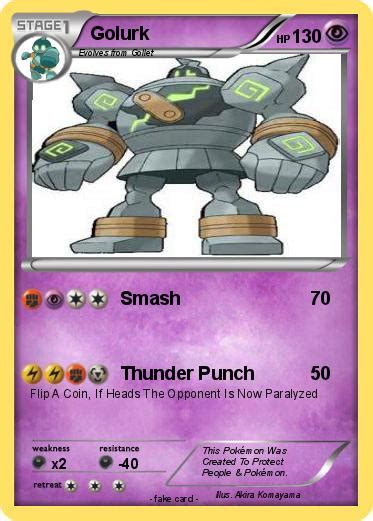 Pokémon Golurk 89 89 - Smash - My Pokemon Card