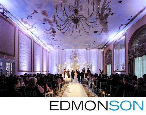 Crescent Hotel Wedding In Dallas Ballroom Ceremony