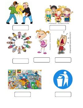 Right or Wrong Classroom behaviour printable worksheet | TpT