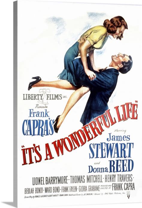 It's a Wonderful Life - Vintage Movie Poster Wall Art, Canvas Prints, Framed Prints, Wall Peels ...