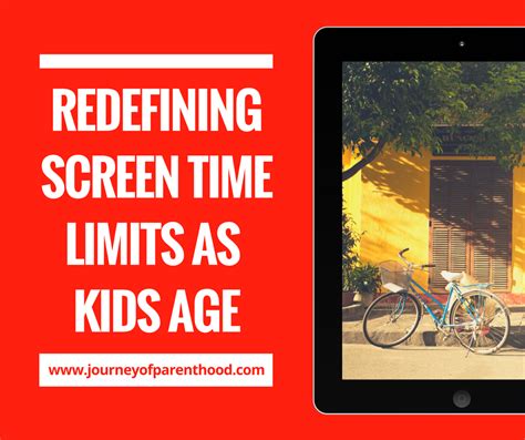 The Journey of Parenthood...: Redefining Screen Time Limits As Kids Age