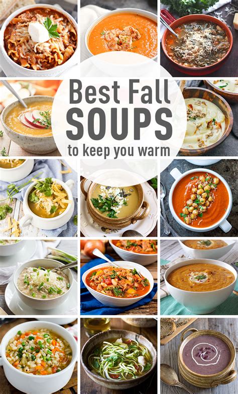 Best Fall Soups to Keep You Warm - Happy Foods Tube