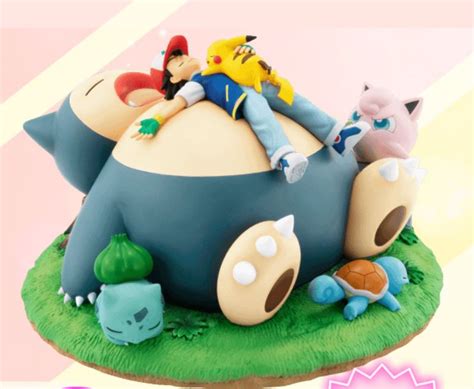 G.E.M. EX Ash Sleeping On Snorlax Figurines Announced In Japan – NintendoSoup