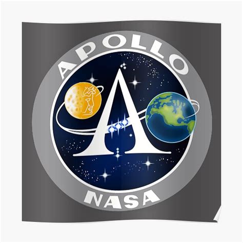 "apollo program logo" Poster for Sale by trendistudio | Redbubble